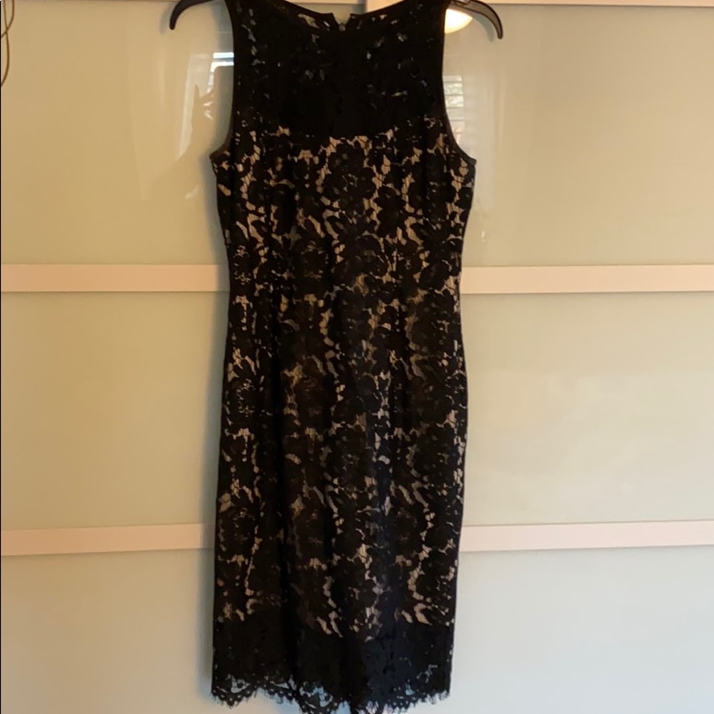 Black lace wedding dress